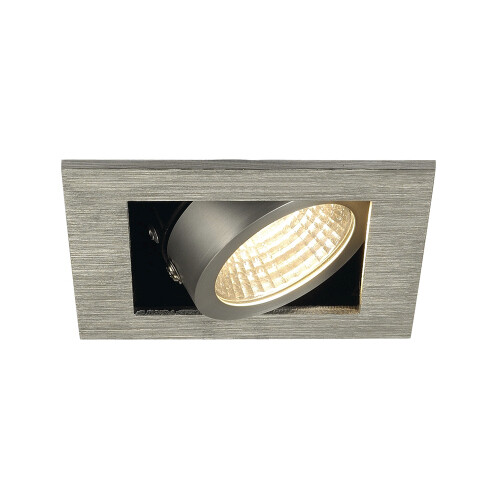 SLV KADUX LED Single DL Set, alu-brushed, 38°, 3000K, inkl. Treiber