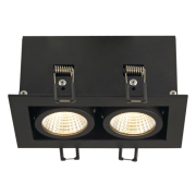 KADUX LED Double DL Set, mattschwarz, 38°, 3000K, inkl. Treiber