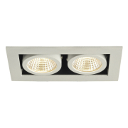 KADUX LED Double DL Set, mattweiss, 38°, 3000K, inkl. Treiber