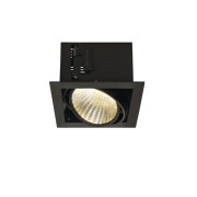 KADUX LED Single DL  Set, mattschwarz, 30°, 3000K, inkl. Treiber