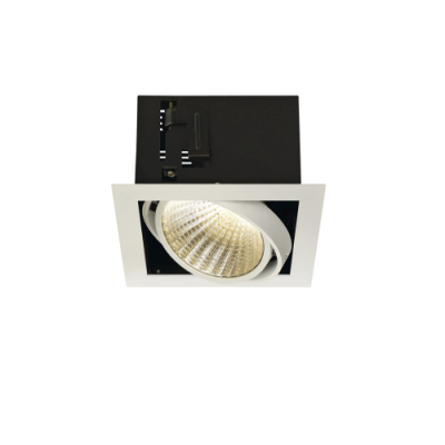 KADUX LED  Single DL Set, mattweiss, 30°, 3000K, inkl. Treiber