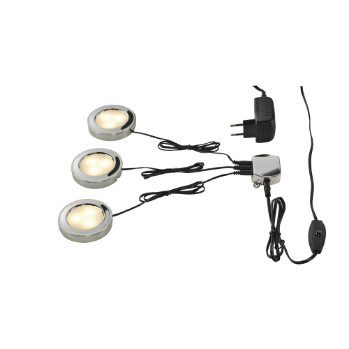 SLV UTIX LED Downlightset, 3er, chrom