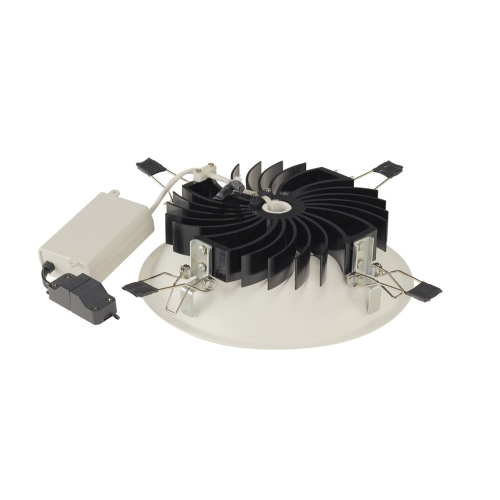 SLV OCCULDAS, Deckeneinbauleuchte, rund, weiss, 30 SMD LED, 22W, 3000K