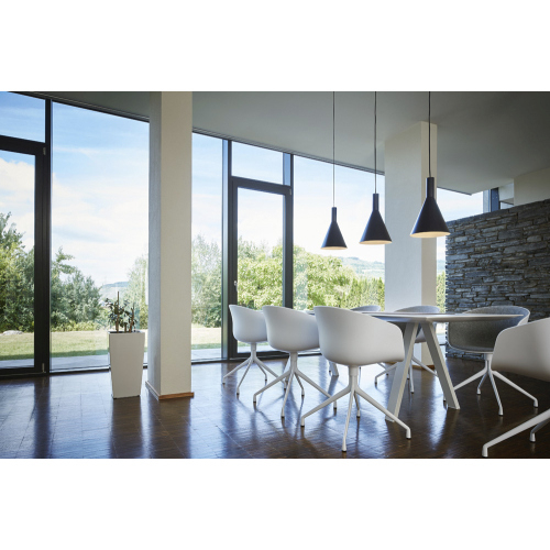 SLV PHELIA 30 Pendelleuchte E27 schwarz aluminium max. 23W Höhe 42cm