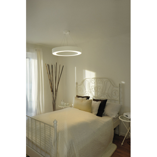 SLV MEDO RING 60, Pendelleuchte, weiss, LED