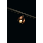 LIGHT EYE® 90 1~ Spot schwarz/kupferfarben GU10 QPAR51 max. 50W inkl. 1P.-Adapter