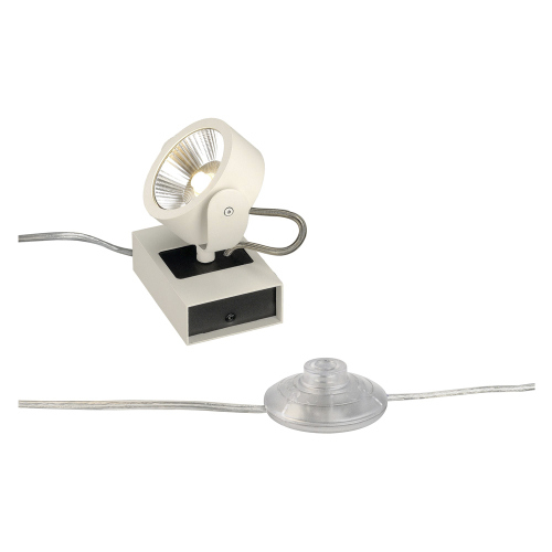 SLV KALU LED 1 FLOOR, Bodenleuchte , weiss/schwarz, 1x10W, 3000K