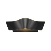 WAVE WALL Wandleuchte, schwarz, 2x4,5W LED, 3000K