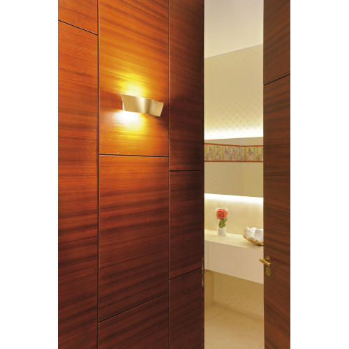 SLV WAVE WALL Wandleuchte, messing, 2x4,5W LED, 3000K