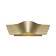 WAVE WALL Wandleuchte, messing, 2x4,5W LED, 3000K