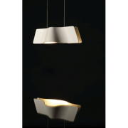 WAVE PENDANT Pendelleuchte, weiss, 9W LED, 3000K, inkl. Rosette