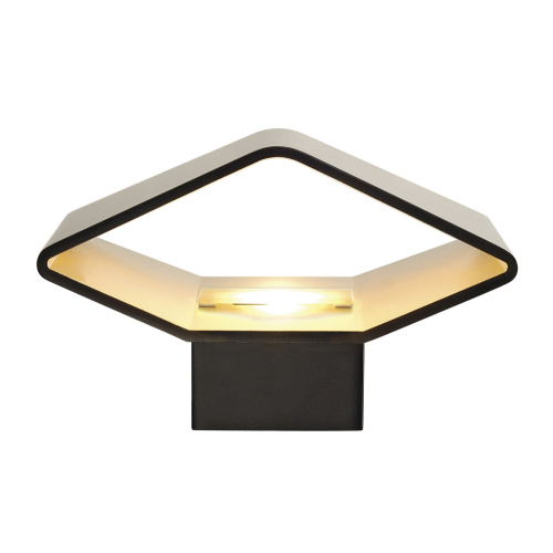 SLV CARISO, LED Wandleuchte 2, schwarz/ messing, 7,5W LED, 3000K