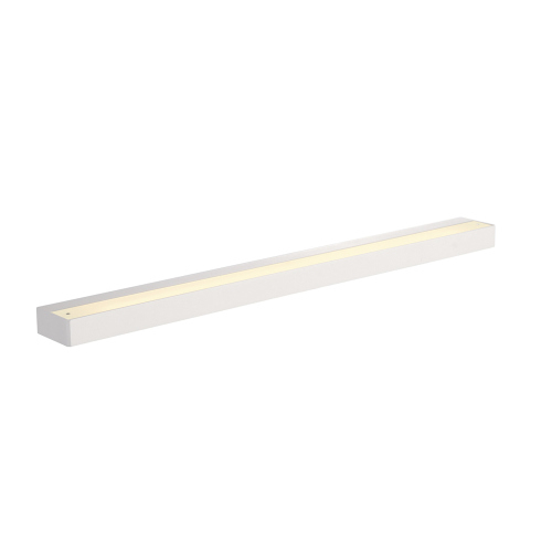 SLV SEDO 21 Wandleuchte, eckig, matt weiss, Glas satiniert, G5, ESL, 14W