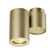 ENOLA_B SPOT single, Wand- und Deckenleuchte, messing, GU10, max. 50W