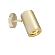 ENOLA_B Wand- und Decken- leuchte single, messing, GU10, max. 50W