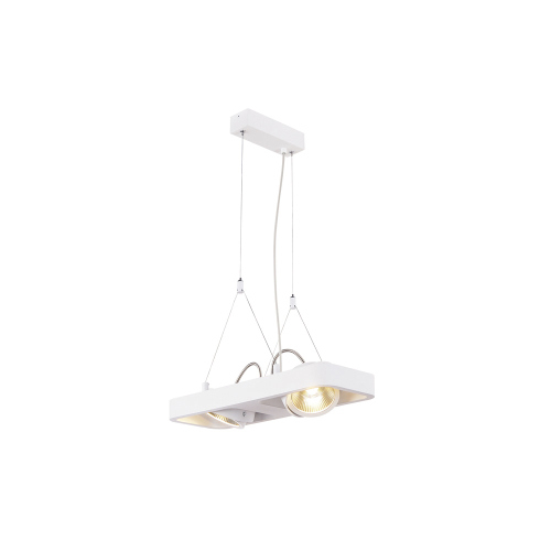 LYNAH LED Pendelleuchte, double, mattweiss, 2x10W, 3000K