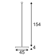 LYNAH LED Pendelleuchte, double, mattweiss, 2x10W, 3000K