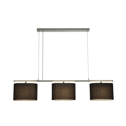 SLV TRIADEM Pendelleuchte, schwarz, 3xE27