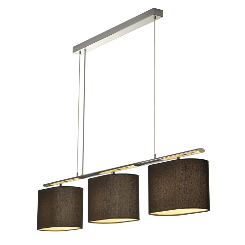 SLV TRIADEM Pendelleuchte, schwarz, 3xE27