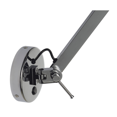 SLV TENORA WL-2 Wandleuchte mit Doppel- schwenkarm, schwarz