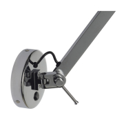 TENORA WL-2 Wandleuchte mit Doppel- schwenkarm, schwarz