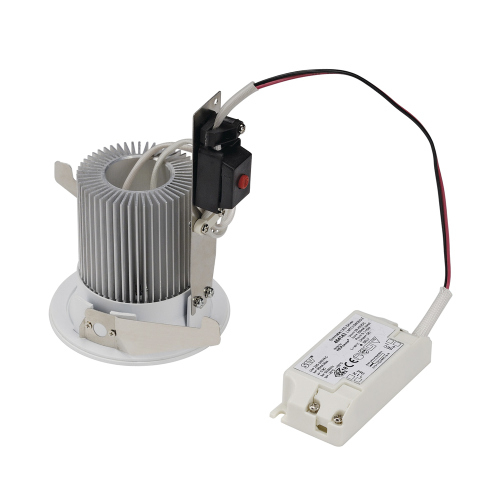 SLV LED Deckeneinbaustrahler CONTONE® rund weiß 13W IP44 dim-to-warm