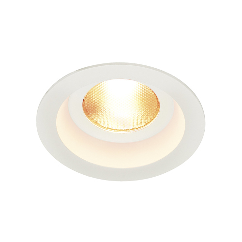 SLV LED Deckeneinbaustrahler CONTONE® rund weiß 13W IP44 dim-to-warm