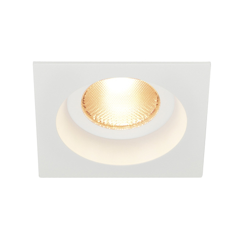 SLV CONTONE Downlight, eckig, weiss, 13W LED, warmweiss, IP44