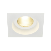 CONTONE Downlight, eckig, weiss, 13W LED, warmweiss, IP44