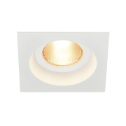 CONTONE Downlight, eckig, weiss, 13W LED, warmweiss, IP44