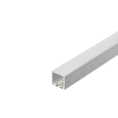 GLENOS Square Profil 3030, 2m, silber