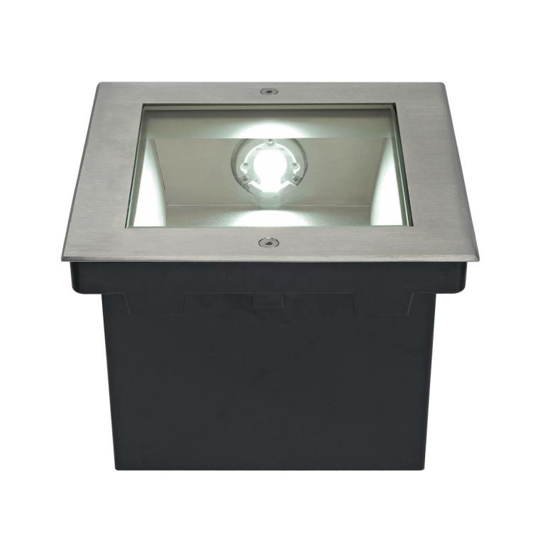 SLV DASAR® 255 LED SQUARE Bodeneinbauleuchte 4000K IP67 31W asymmetrisch edelstahl 316