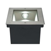 DASAR® 255 LED SQUARE Bodeneinbauleuchte 4000K IP67 31W asymmetrisch edelstahl 316