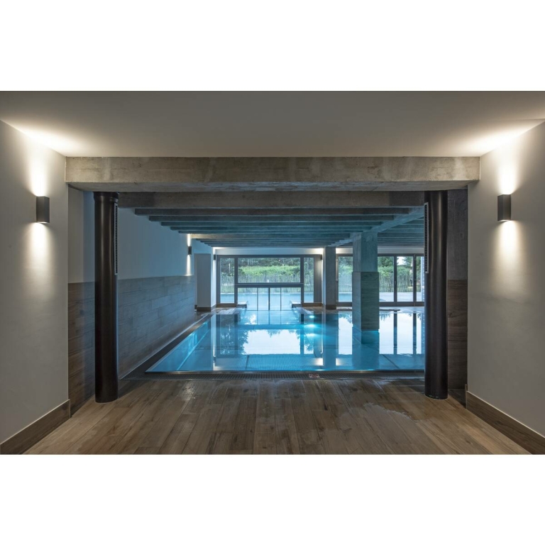 SLV BIG THEO UP/DOWN OUT Wandleuchte, eckig, anthrazit, ES111, max. 2x75W