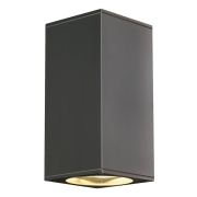 BIG THEO UP/DOWN OUT Wandleuchte, eckig, anthrazit, ES111, max. 2x75W