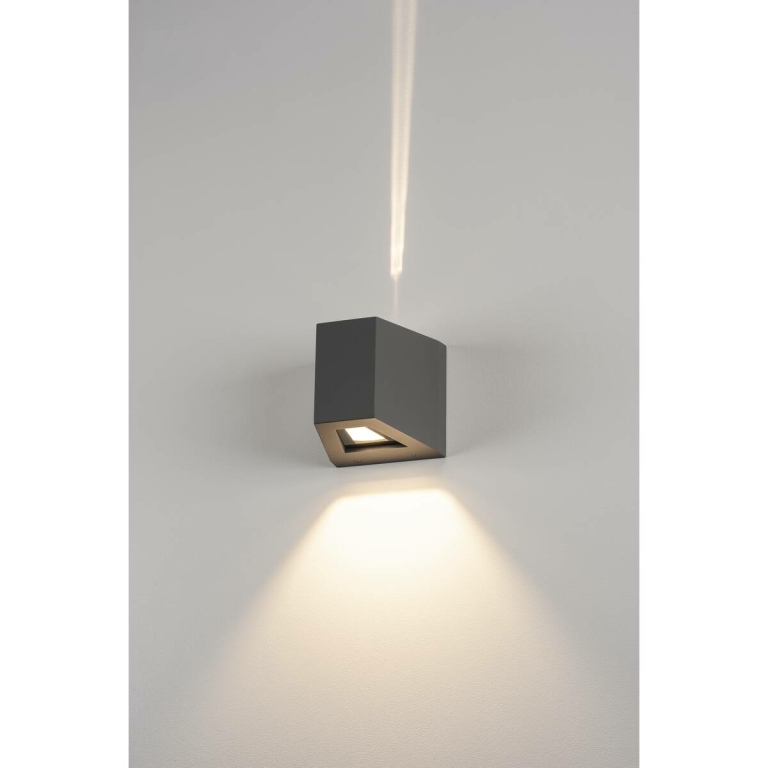 SLV OUT-BEAM Outdoor LED-Wandleuchte anthrazit IP44 3000K Beam up/Flood down