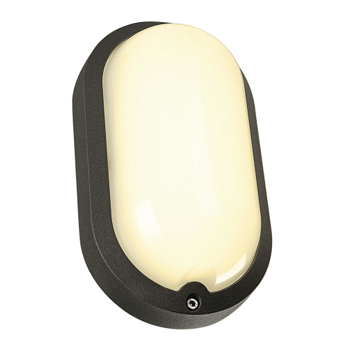 SLV TERANG 200 Outdoor Wand- & Deckenleuchte LED anthrazit IP44 oval 3000K 11W