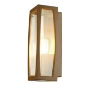 MERIDIAN BOX Outdoor Wandleuchte IP54 rostoptik E27 max. 25W