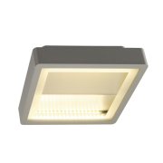 INDIGLA WING, silbergrau, 2x36 SMD LED, 15W, 3000K, IP54