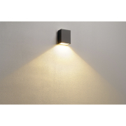 QUAD 1 XL, Wandleuchte, eckig, anthrazit, LED, 1x3,2W, 3000K
