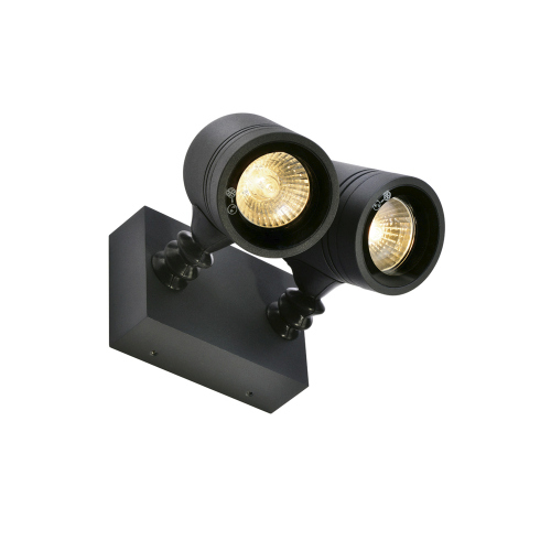 SLV NEW MYRA WALL SPOT Wandleuchte, anthrazit, 2xGU10, max. 2x50W, IP55