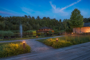 RUSTY® SQUARE 70 LED Wegeleuchte Pollerleuchte 3000K 90lm IP55 FeCSi-Stahl gerostet Höhe 70cm