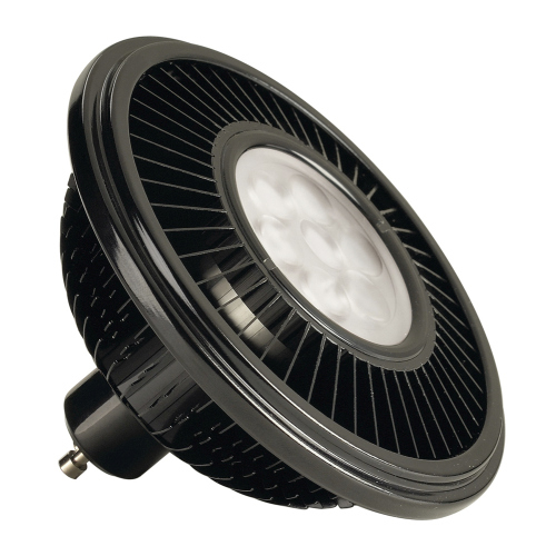 SLV LED ES111, schwarz, 17W, 30°, 2700K, d