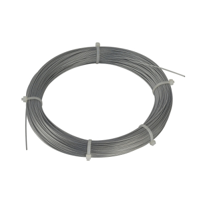 SLV Stahlseil 0,75mm mit PVC-Ummantelung, 100m Ringe, verzinkt