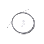 Drahtseilabhängung aus Stahl, 1,0mm x 5000mm, einseitig mit Nippel, inkl. 3 Kabelclips