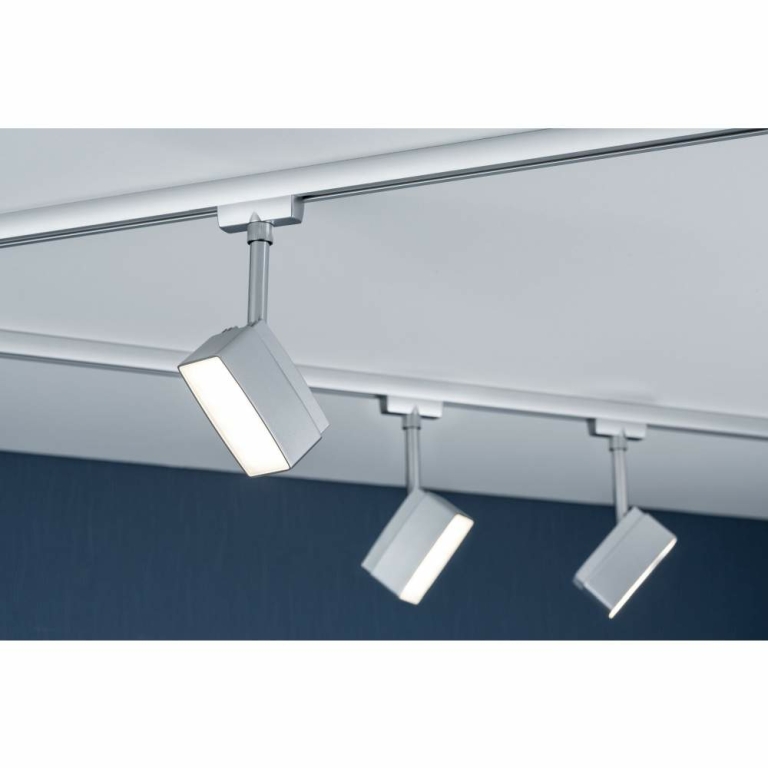 Paulmann URail LED Schienenspot Pedal 5W 395lm 2700K chrom matt (LED fest verbaut)