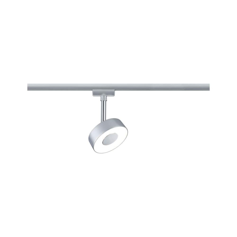 Paulmann URail LED Schienenspot Circle 5,3W 222lm 2700K chrom matt (LED fest verbaut)