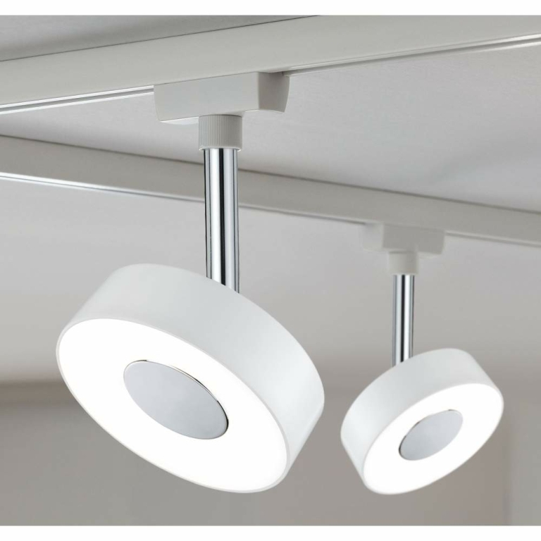 Paulmann URail LED Schienenspot Circle 5,3W 308lm 2700K weiß (LED fest verbaut)