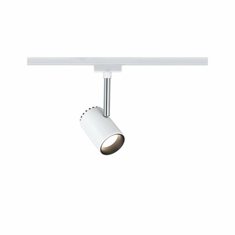Paulmann URail LED Schienenspot Shine 4,9W 225lm 2700K dimmbar weiß (LED fest verbaut)