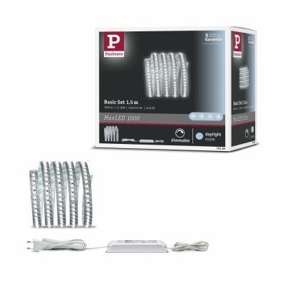 Paulmann MaxLED 1000 Basisset unbeschichtet 1,5m Tageslichtweiß